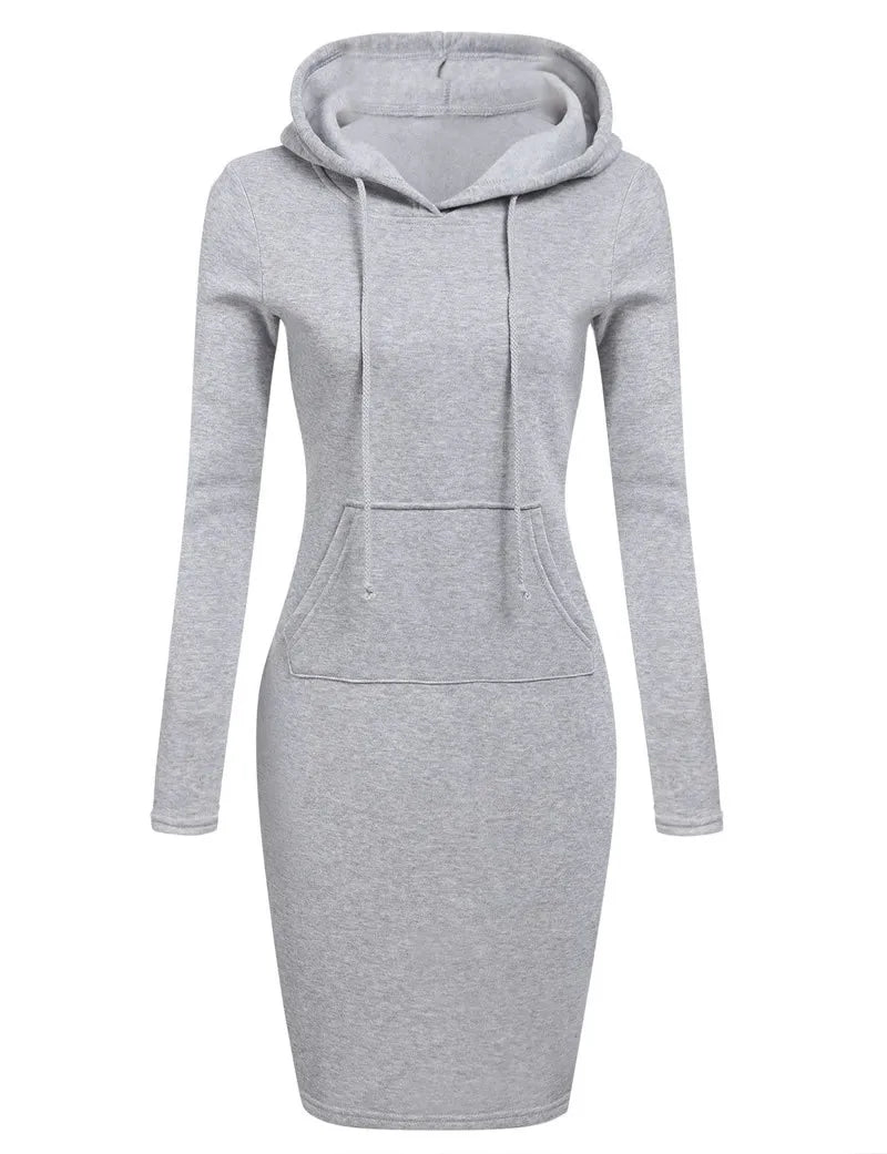 Casual Hoodies Dress