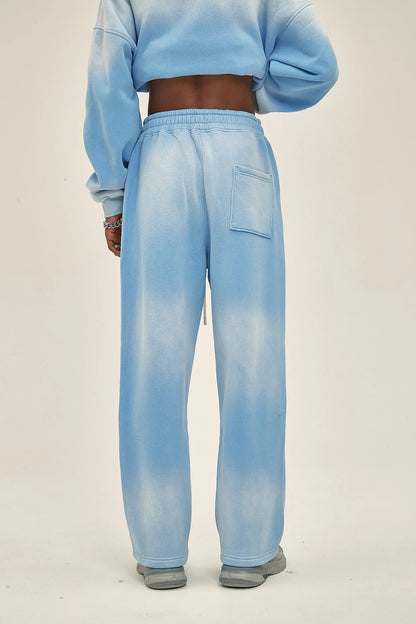 Spray-dye used men's sweatpants