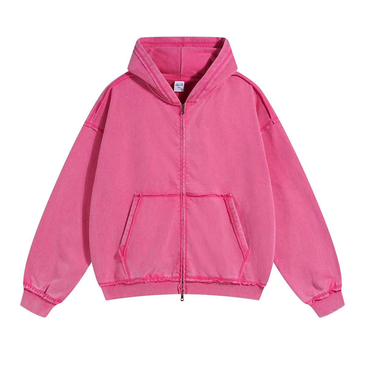 Halcyon loose-rimmed double-zippered hoodie