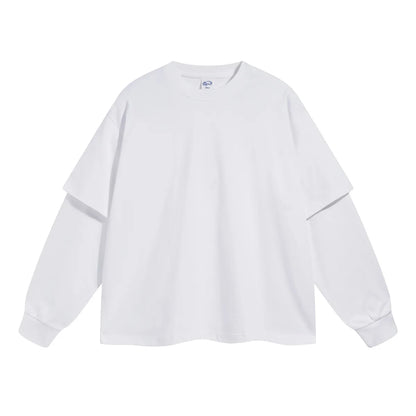 Fake two long-sleeved T-shirts