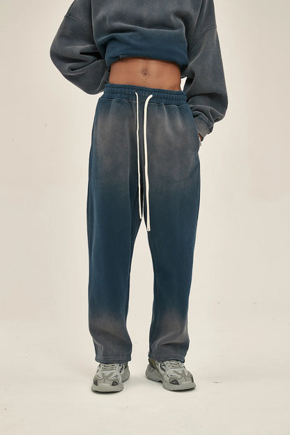 Spray-dye used men's sweatpants