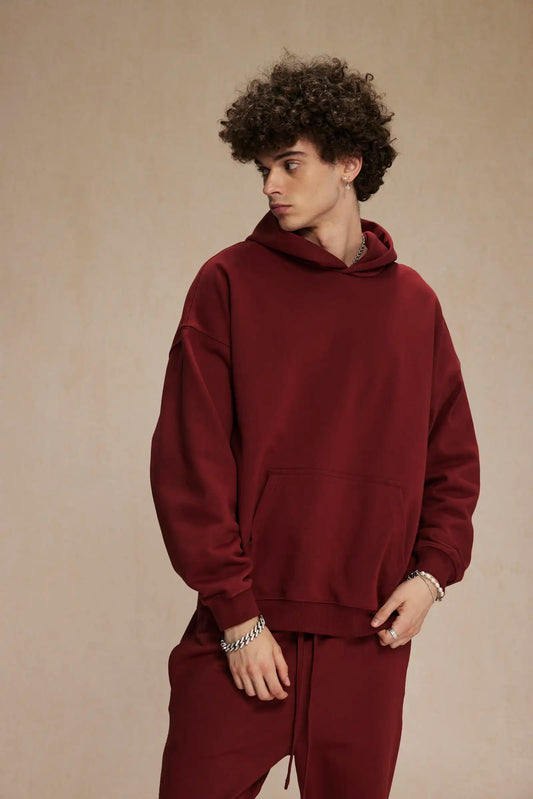 A terry-cloth hoodie