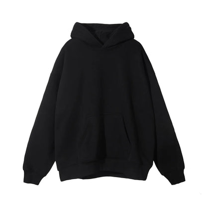 Stitched fleece hoodie