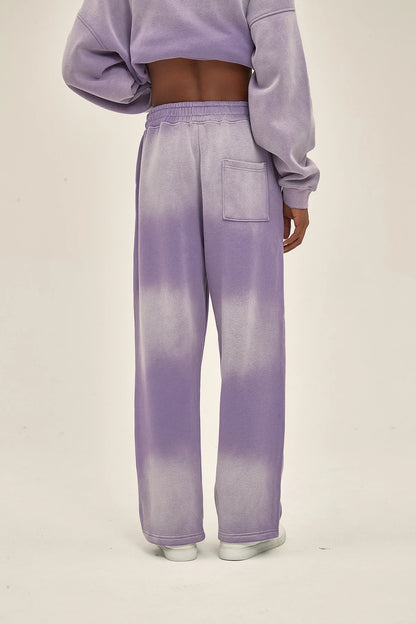 Spray-dye used men's sweatpants