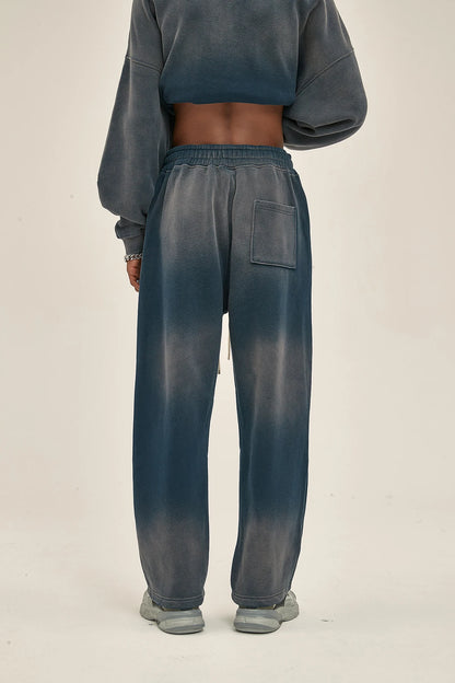 Spray-dye used men's sweatpants