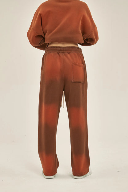 Spray-dye used men's sweatpants