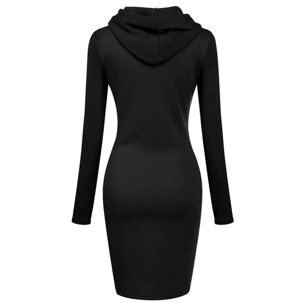 Casual Hoodies Dress