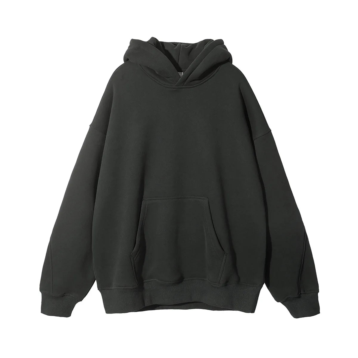 Stitched fleece hoodie