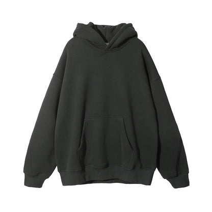 Stitched fleece hoodie