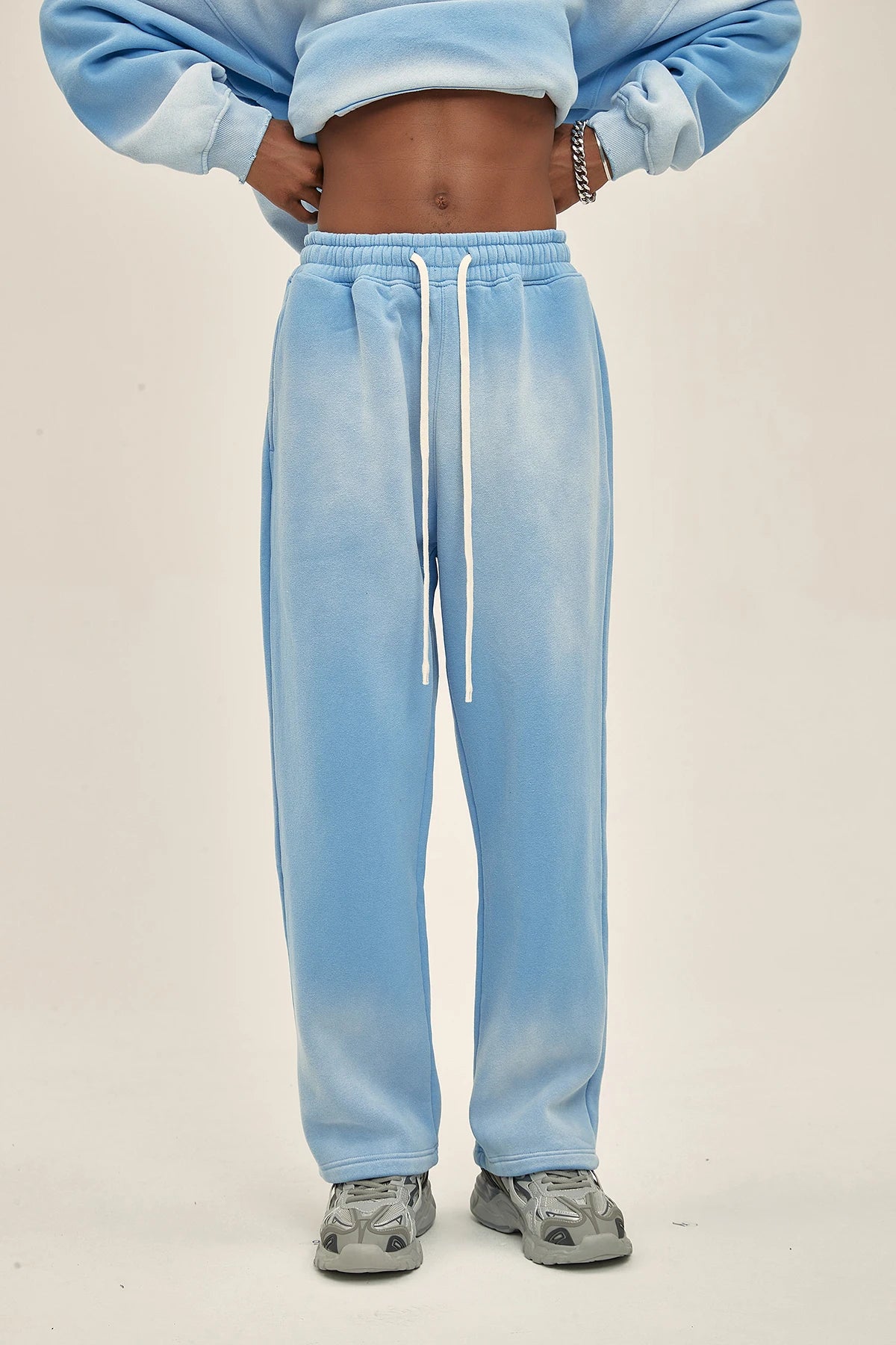 Spray-dye used men's sweatpants