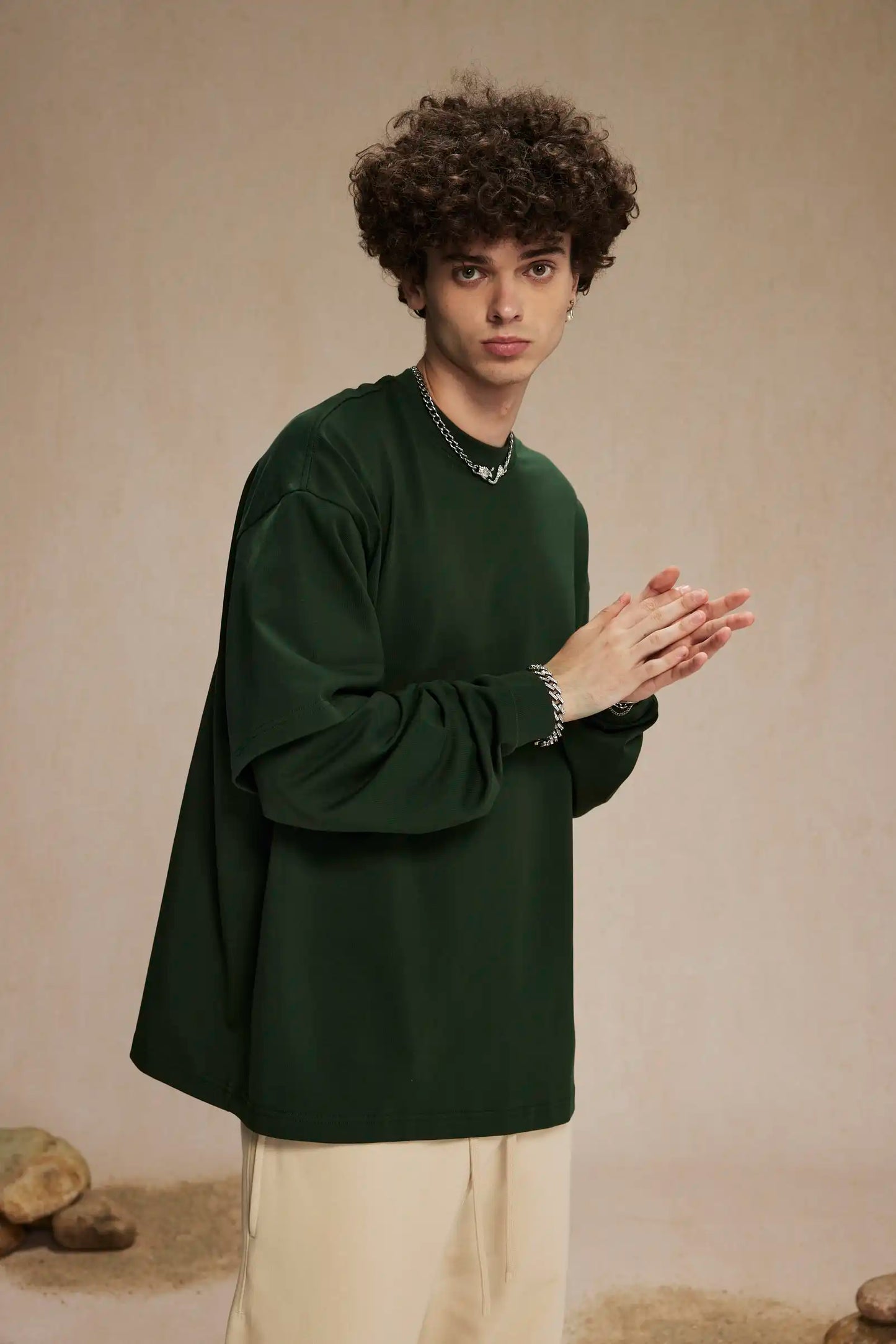 Fake two long-sleeved T-shirts