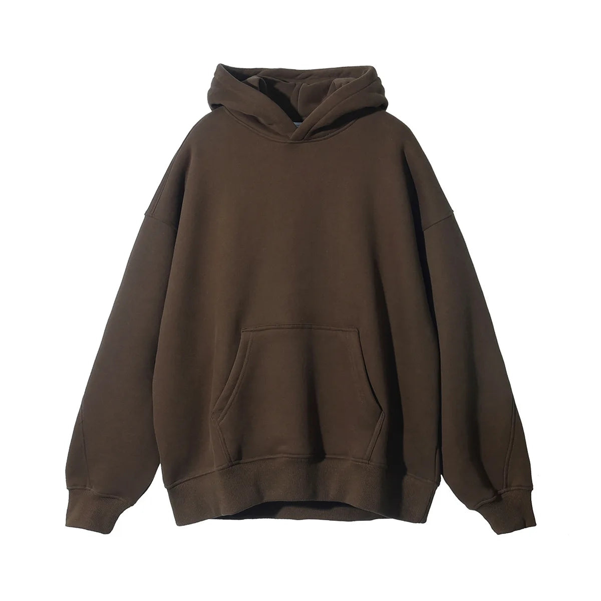 Stitched fleece hoodie