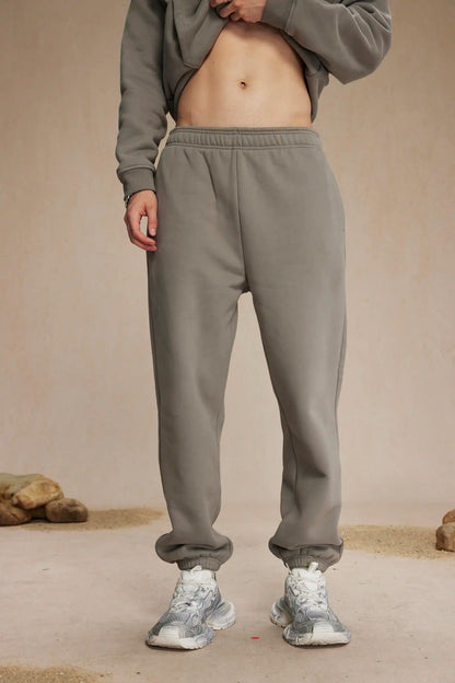 Fleece and thicken sweatpants