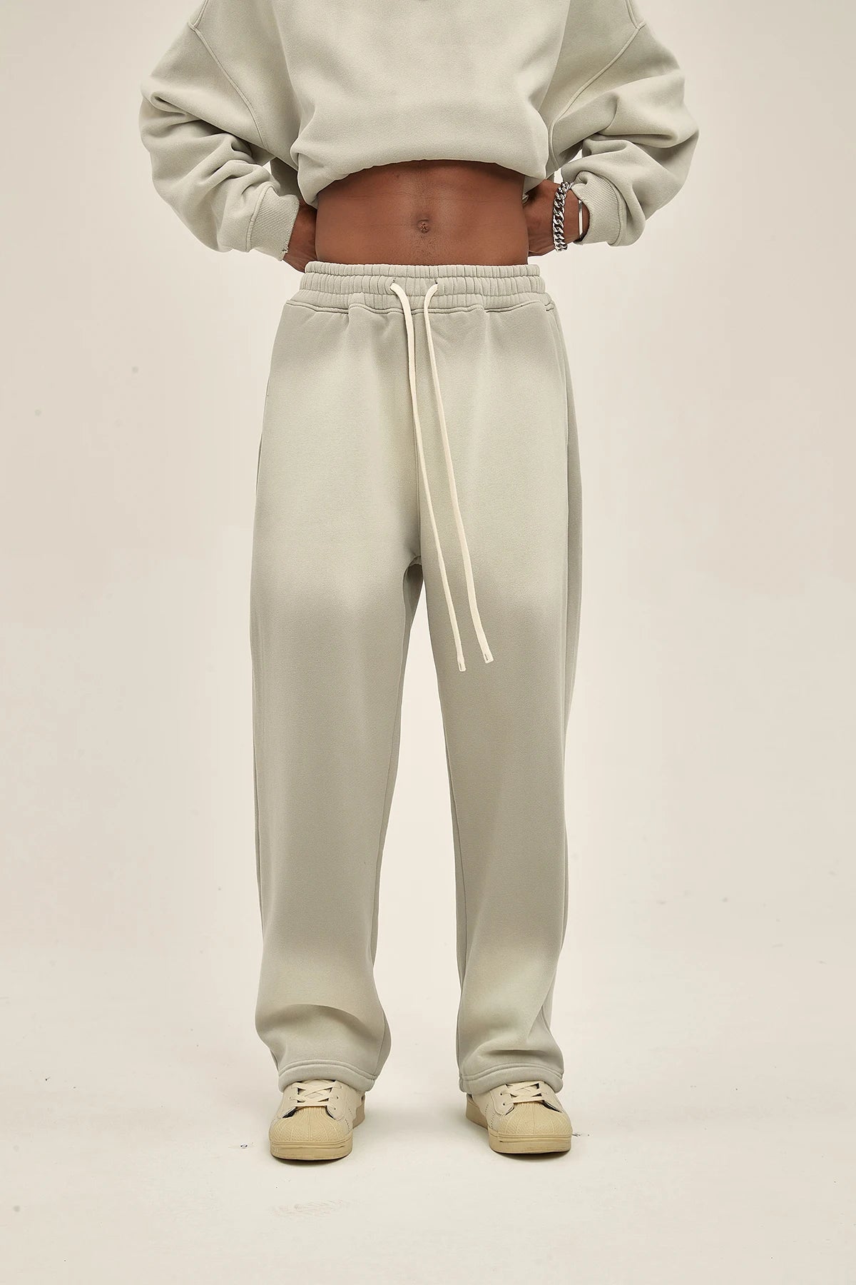 Spray-dye used men's sweatpants