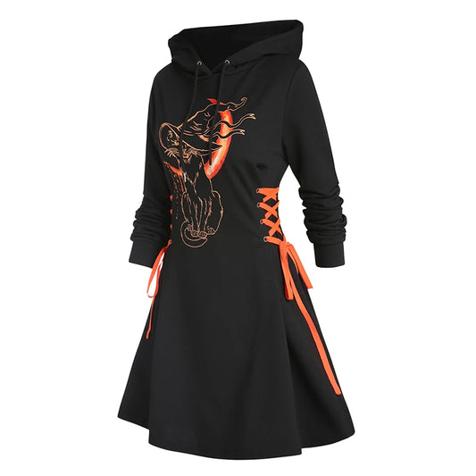 Gothic Hoodie Dress