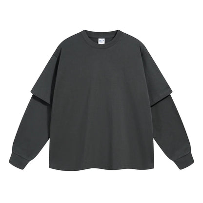 Fake two long-sleeved T-shirts