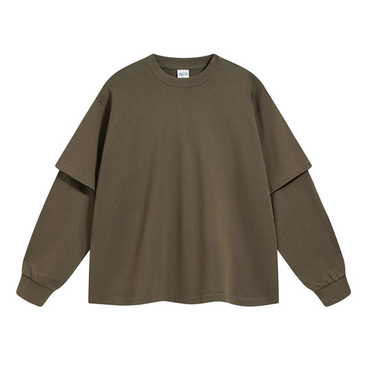 Fake two long-sleeved T-shirts